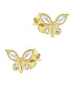 Butterfly Silver Stud Earring STS-6731